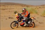 Problemas con el neumático trasero retrasan a Marc Coma en la 8ª etapa del Rally de Tunez.