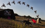 Dany Torres ensaya sus últimos trucos para el freestyle de Las Ventas, entre toros