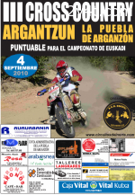 III Cross Country de Argantxu: 4 de septiembre