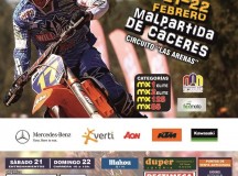 Campeonato de España de Motocross en Malpartida de Cáceres.